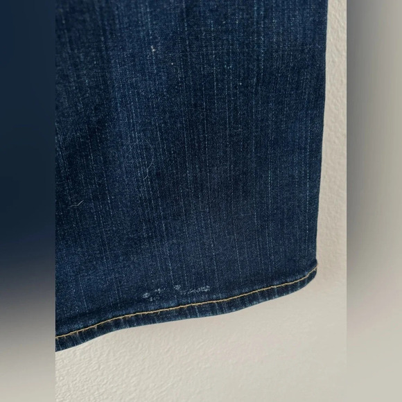 True Religion Becky Flap Horseshoe Pocket Jeans Dark Wash Bootcut Size 28 - Picture 5 of 12